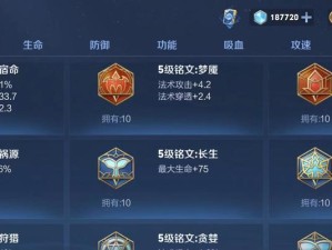 夏侯惇铭文攻略（夏侯惇铭文搭配及出装推荐，快速提升战斗实力！）