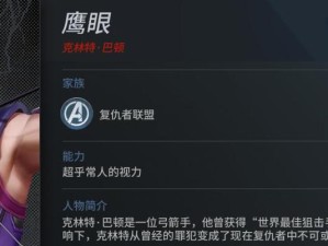 鹰眼大神出装攻略（精准命中的秘诀与致胜利器，助您稳居战局之巅！）