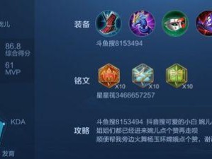 婉儿出装铭文攻略（以婉儿为例，教你如何选择最适合她的铭文和装备）
