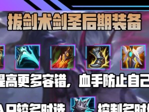 剑圣攻略（如何选择适合剑圣的装备，提高战斗技巧？）
