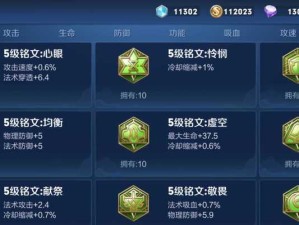 《掌握武则天铭文出装的新手攻略》（了解武则天铭文搭配，打造无敌霸主！）